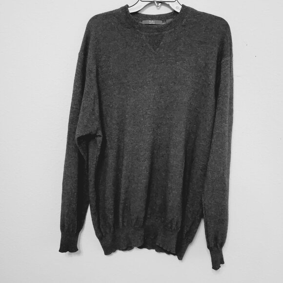 Folio New York Men's Sweater 100% Cashmere Crew Neck Size L. - Picture 2 of 12